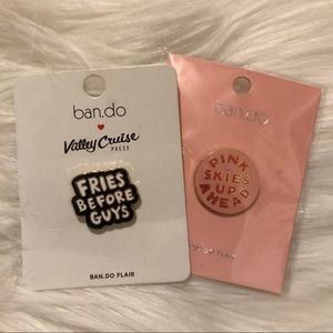 Bando Enamel Pin Pack- ‘Fries Before Guys’